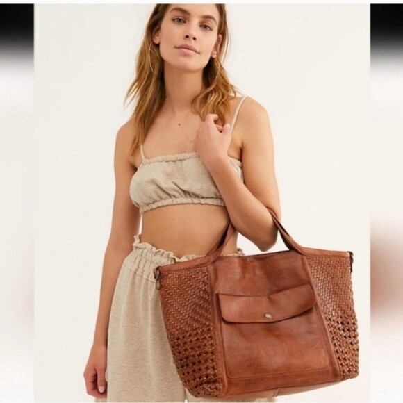 Latico Leathers Martine Large Leather Tote Bag With Crossbody / Shoulder Strap - Picture 2 of 10